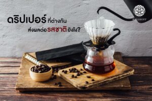 Read more about the article ดริปเปอร์ที่ต่างกันส่งผลต่อรสชาติยังไง?