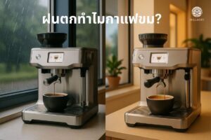 Read more about the article ฝนตกทำไมกาแฟขม? เจาะลึกความลับของรสชาติกาแฟที่เปลี่ยนไปในหน้าฝน